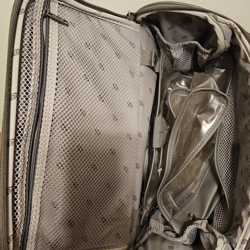 American Tourister Brown Textured Men’s Laptop Shoulder Bag